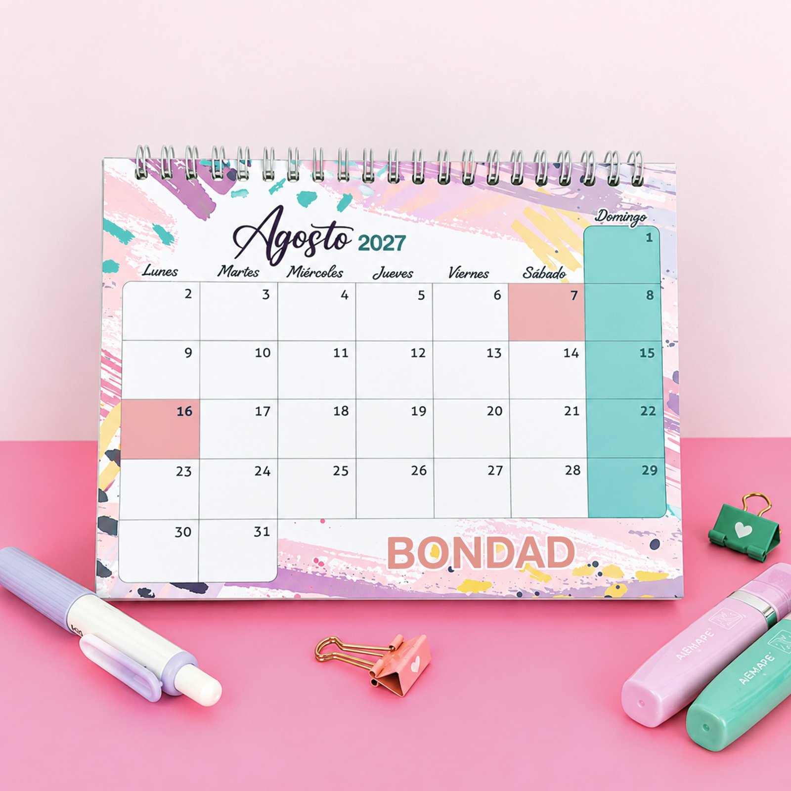 CALENDARIOS 2027 X 3 - Imagen 4